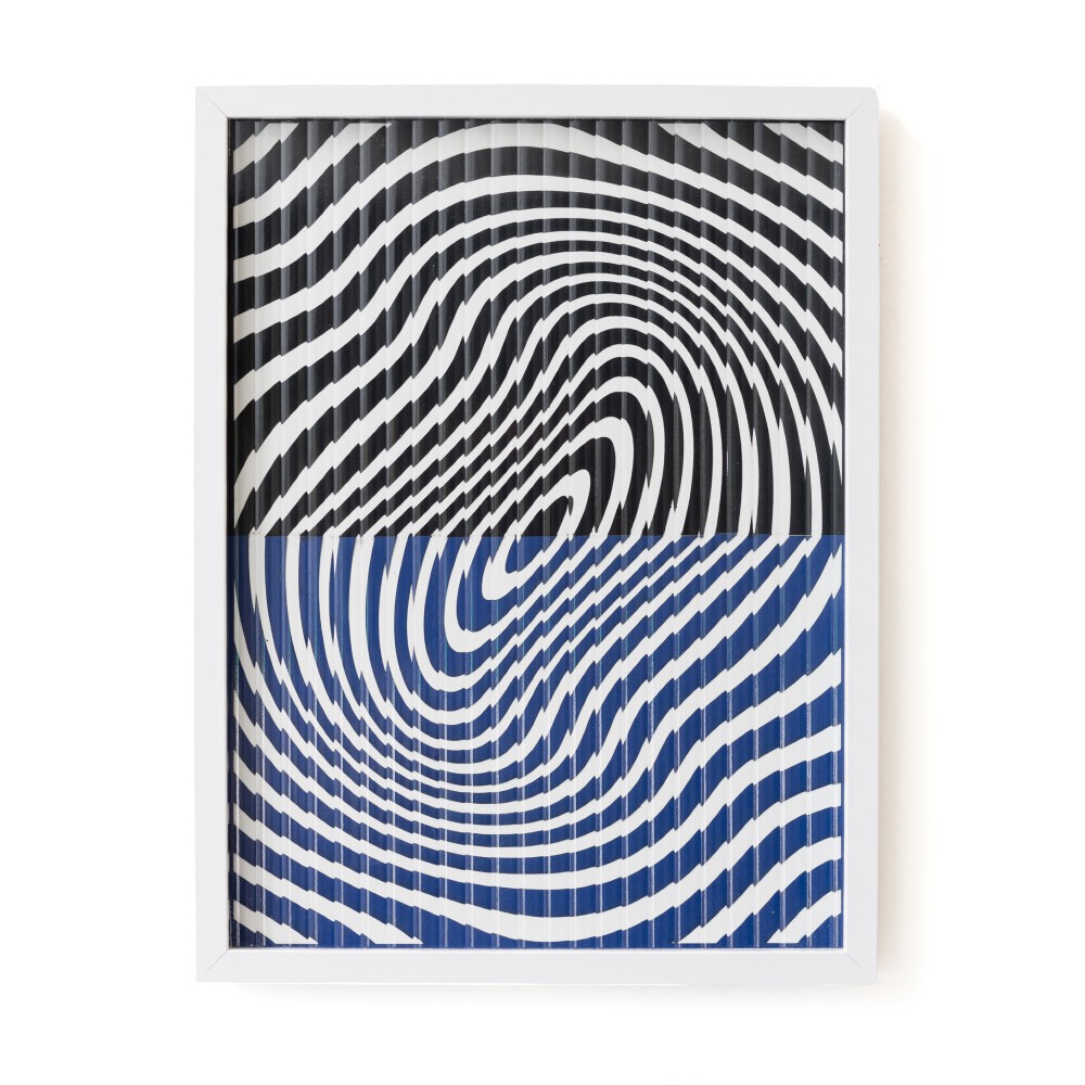 Cave, Alex Bloc, papel y vidrio estriado