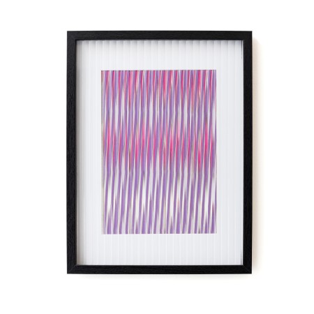 Sunset, Alex Bloc, paper and fluted glass