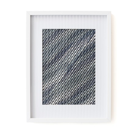 Ondulations, Alex Bloc, paper and fluted glass