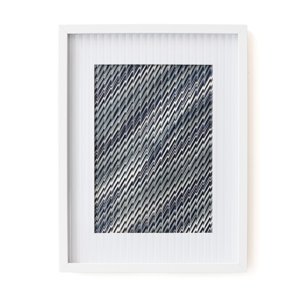 Ondulations, Alex Bloc, papel y vidrio estriado