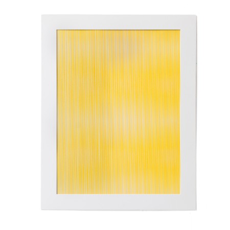 Blurred Lines Yellow, Alex Bloc, Indian ink on Canson 300 g paper