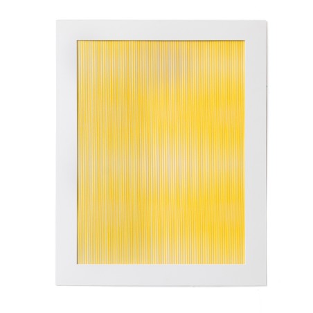 Blurred Lines Yellow, Alex Bloc, tinta china sobre papel Canson 300 g