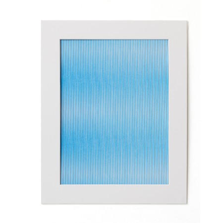 Blurred Lines SkyBlue, Alex Bloc, Indian ink on Canson 300 g paper
