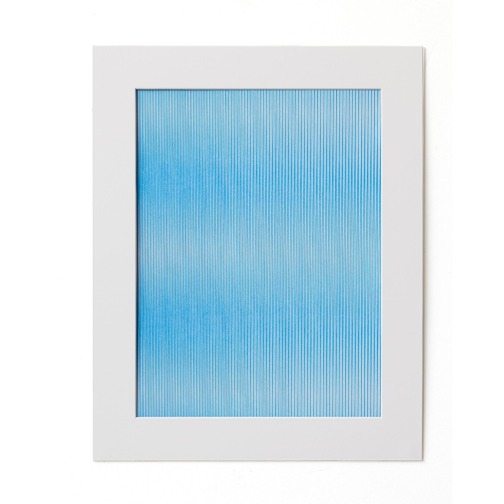Blurred Lines SkyBlue, Alex Bloc, tinta china sobre papel Canson 300 g