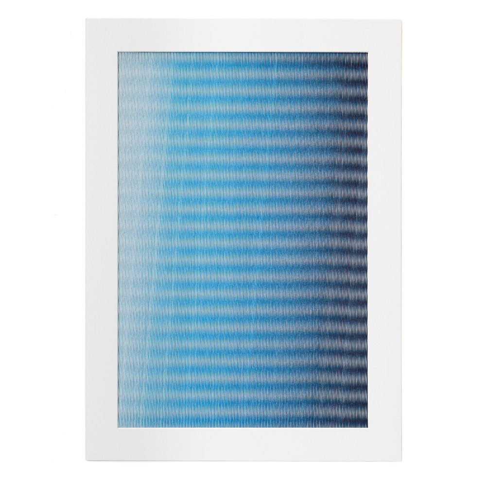 Blurred Lines Ocean, Alex Bloc, tinta china sobre papel Canson 300 g