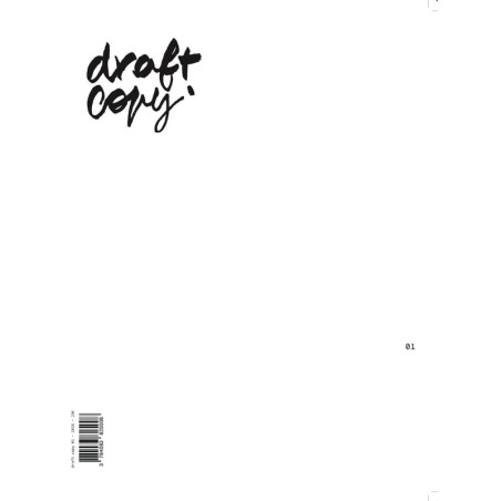 Draft Copy issue 01, Les Fleurs, cover